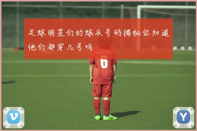 足球明星们的球衣号码揭秘你知道他们都穿几号吗